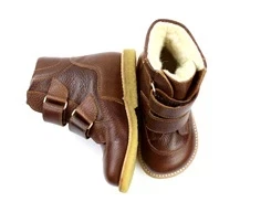 Angulus cognac vinterstøvle med TEX